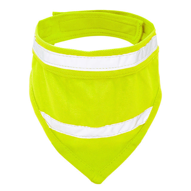 Foulard réfléchissant fluorescent de chasse – Haute visibilité pour chiens et chasseurs