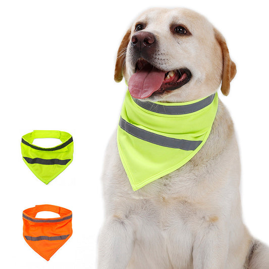 Foulard réfléchissant fluorescent de chasse – Haute visibilité pour chiens et chasseurs