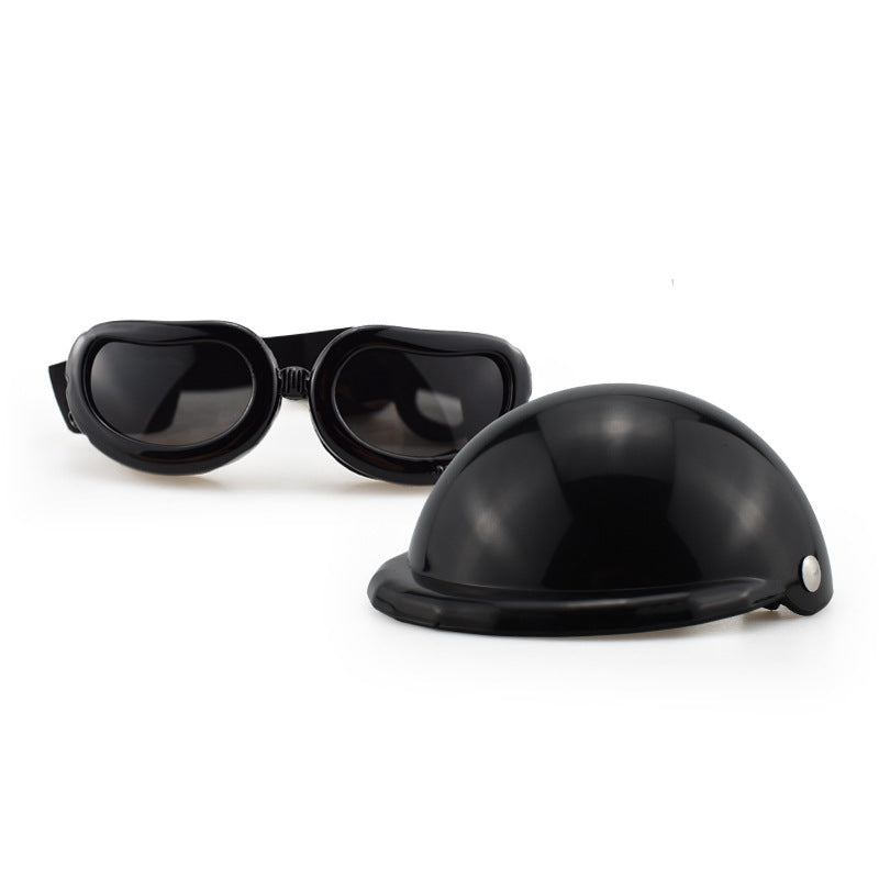 Pet Helmet pour Chiens & Chats – Casque avec Lunettes, Style Fun & Sécurisé