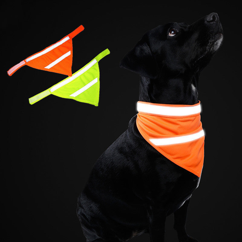 Foulard réfléchissant fluorescent de chasse – Haute visibilité pour chiens et chasseurs