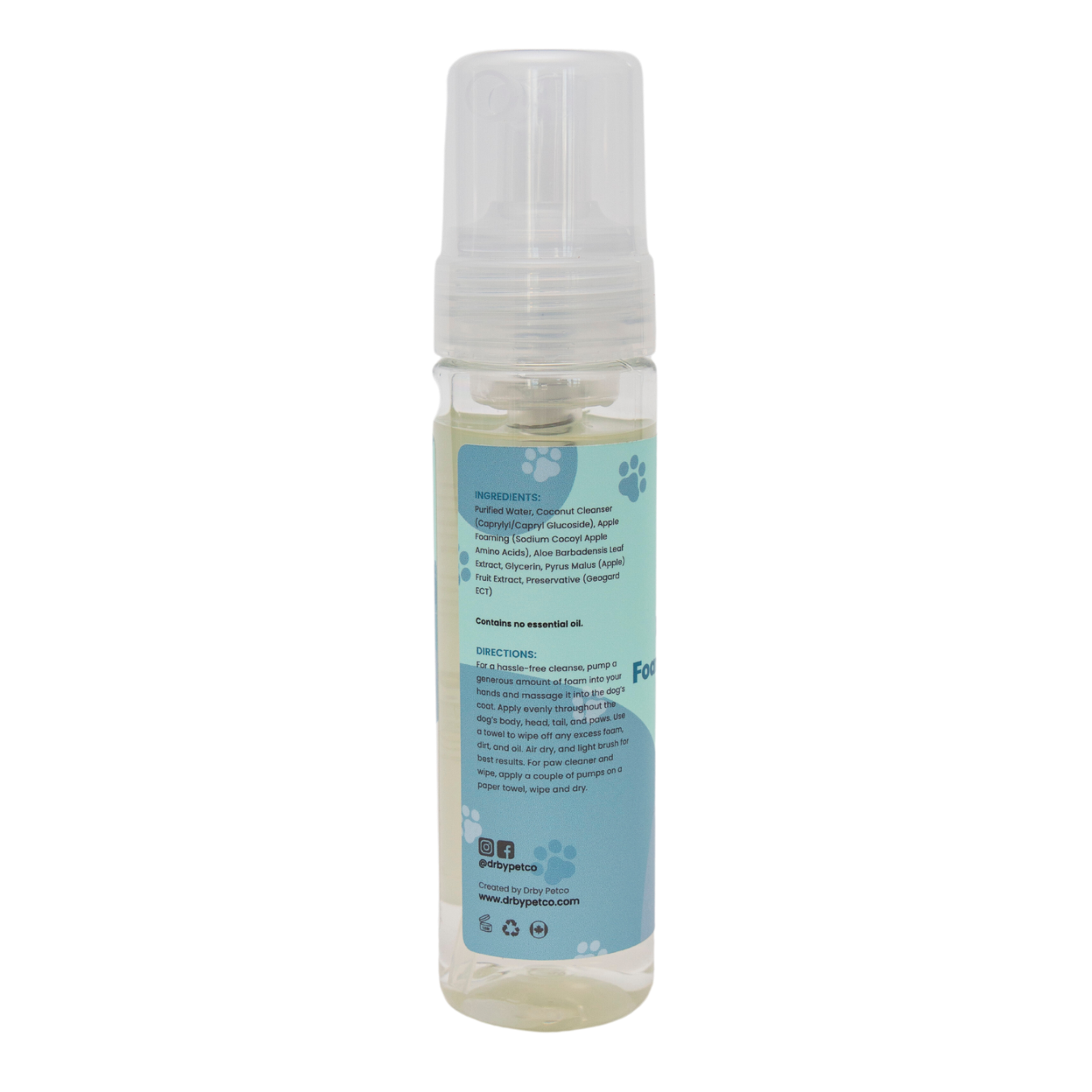 Mousse Nettoyante Sans Rinçage pour Animaux – Nettoyage Rapide & Naturel