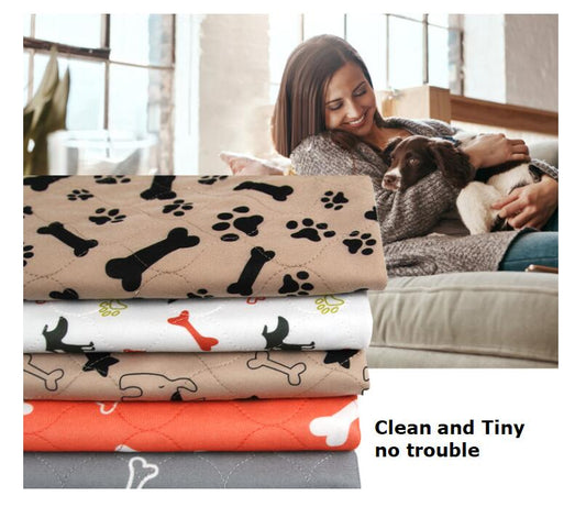 Tapis Absorbant Imperméable pour Animaux – 3 Couches Ultra Absorbantes | Réutilisable, Antifuite & Lavable