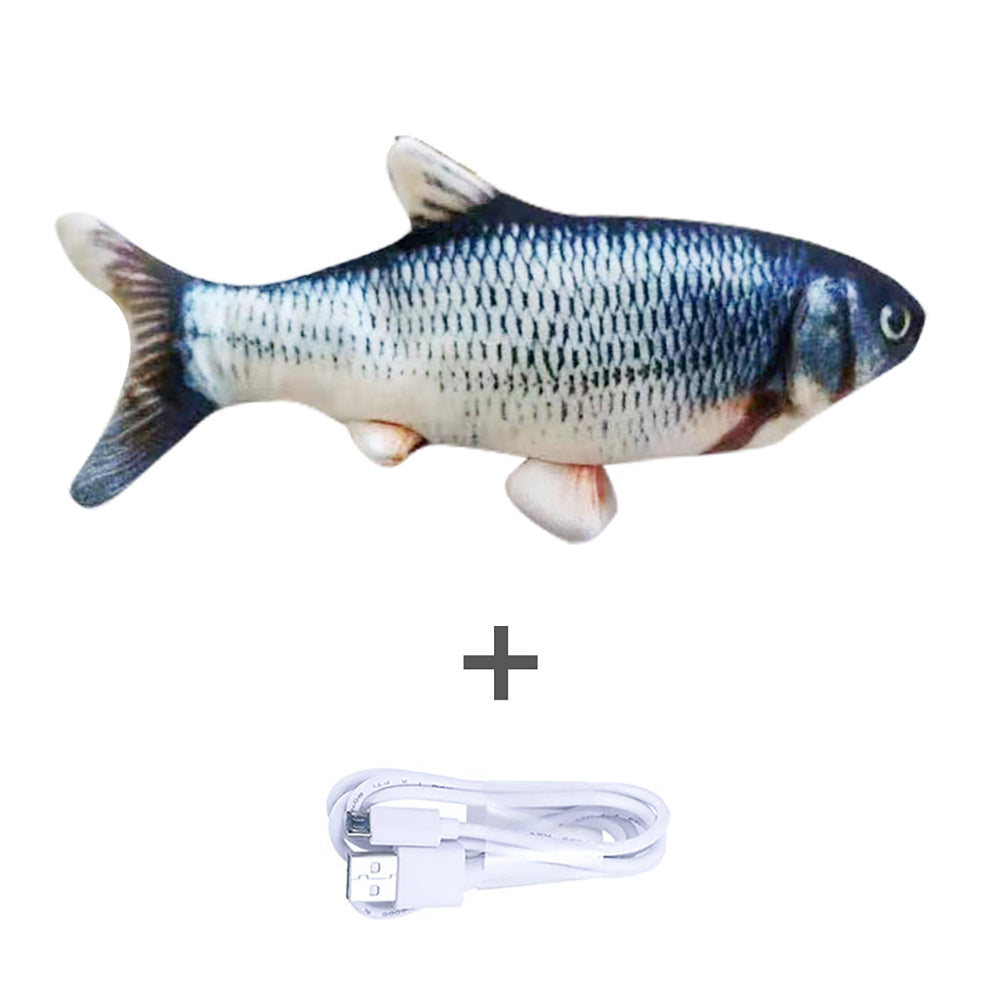 Jouet électronique pour chat – Poisson interactif rechargeable USB sans herbe a chat