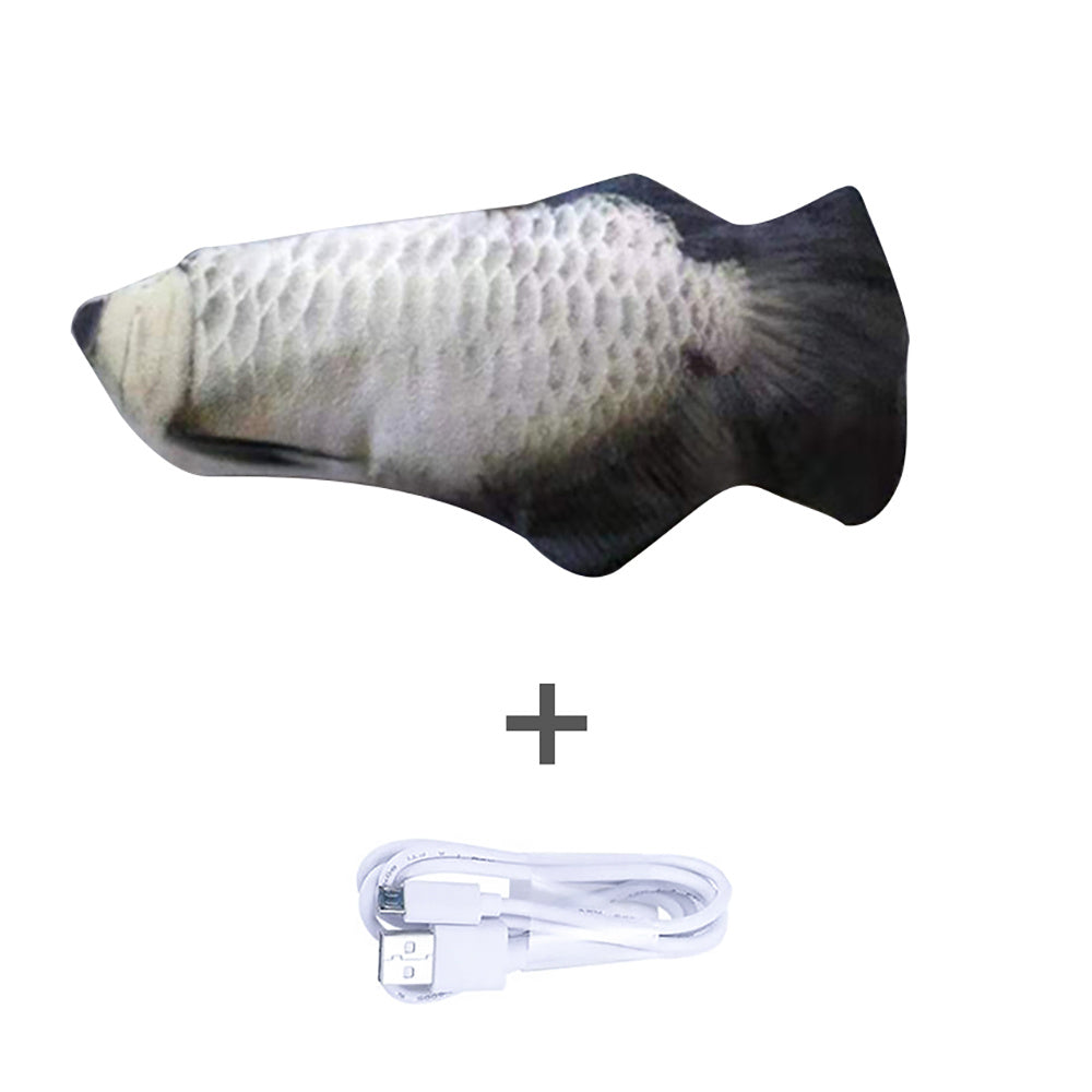 Jouet électronique pour chat – Poisson interactif rechargeable USB sans herbe a chat