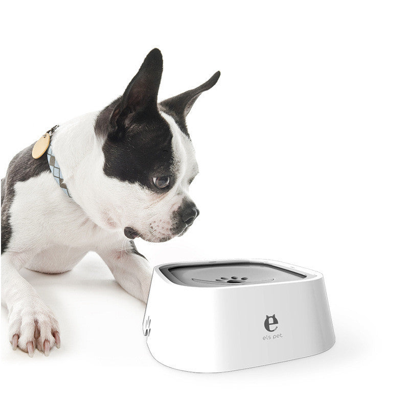 Fontaine à Eau Anti-Débordement pour Chiens et Chats – 1,5 L, ABS & PP, Bol Flottant à Débit Lent