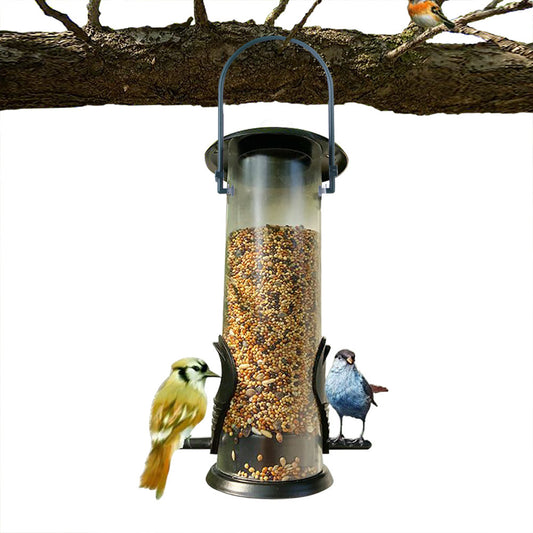 Mangeoire Suspendue pour Oiseaux – Distributeur de Nourriture de Jardin