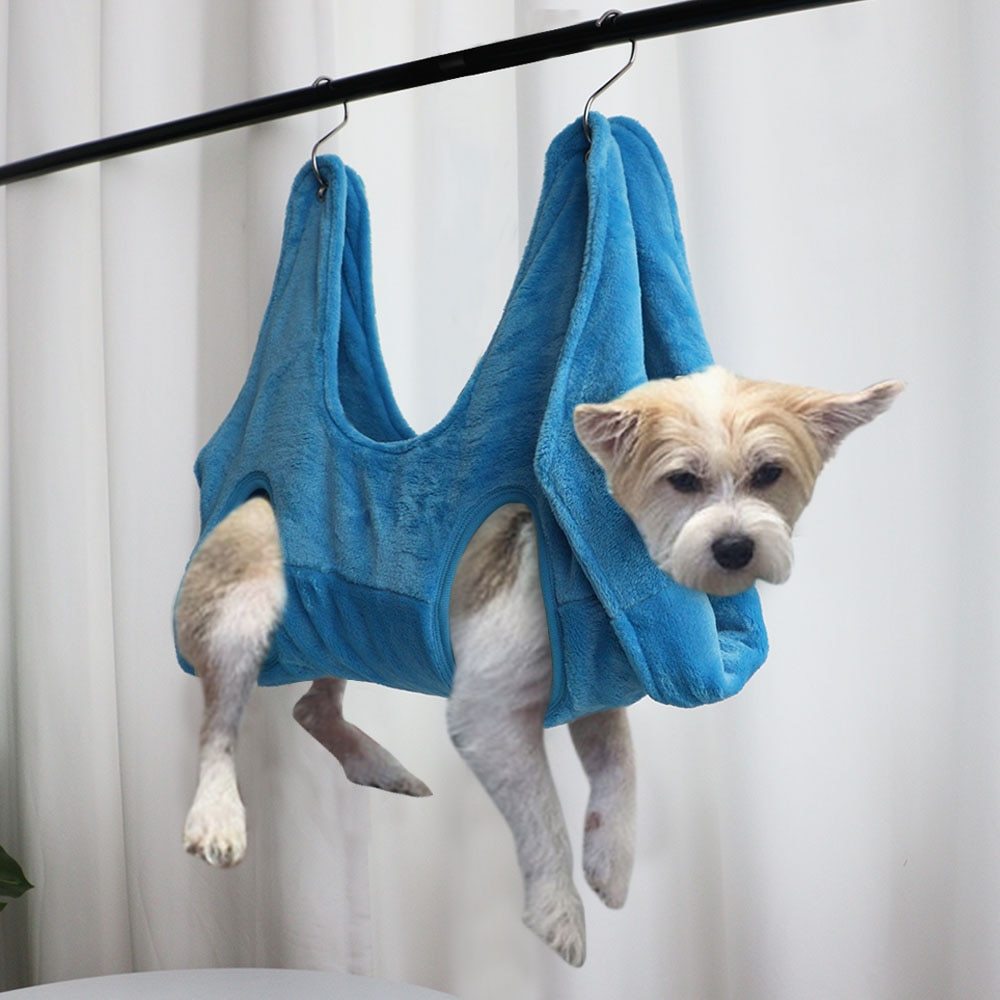 Hamac de toilettage pour animaux – Coupe des griffes facile et sécuritaire
