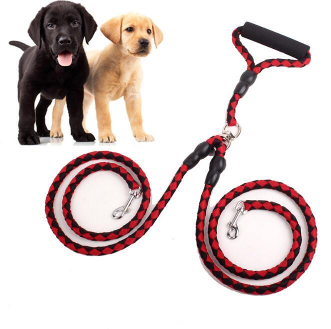 🐕 Laisse Double Résistante pour Chiens – Sécurité et Confort