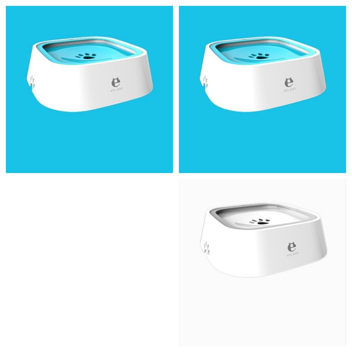 Fontaine à Eau Anti-Débordement pour Chiens et Chats – 1,5 L, ABS & PP, Bol Flottant à Débit Lent