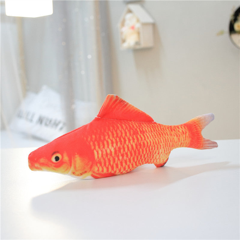Jouet électronique pour chat – Poisson interactif rechargeable USB sans herbe a chat