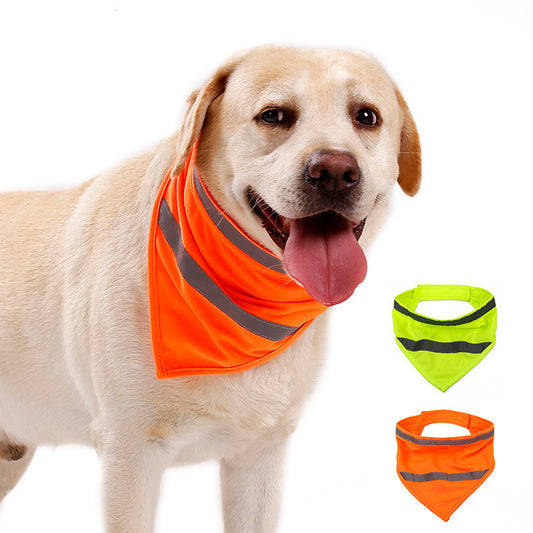Foulard réfléchissant fluorescent de chasse – Haute visibilité pour chiens et chasseurs