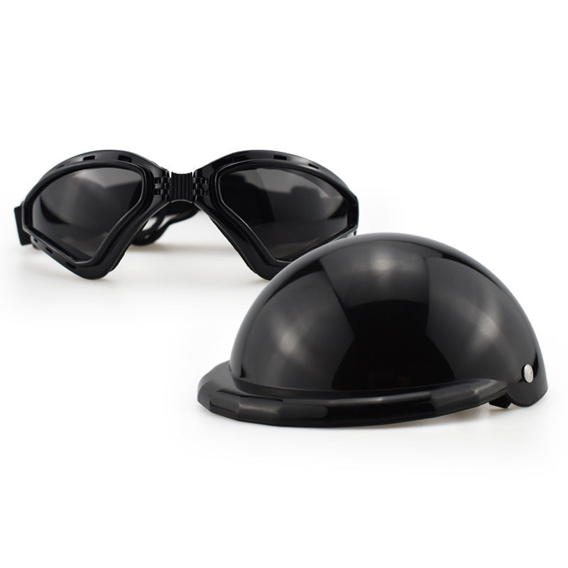 Pet Helmet pour Chiens & Chats – Casque avec Lunettes, Style Fun & Sécurisé