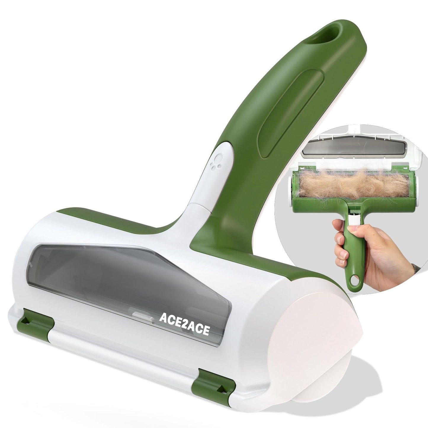Rouleau Anti-Poils Réutilisable ACE2ACE | Nettoyage Automatique pour Chiens et Chats | Meubles & Tapis