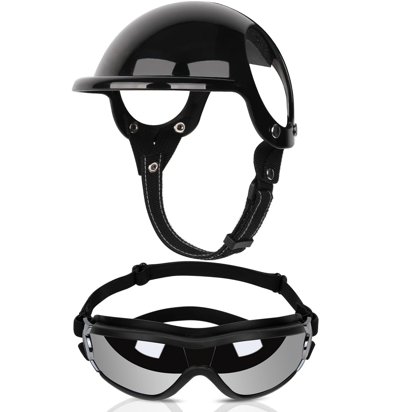 Casque et Lunettes de Protection SlowTon pour Chien – Style, Confort et Protection UV