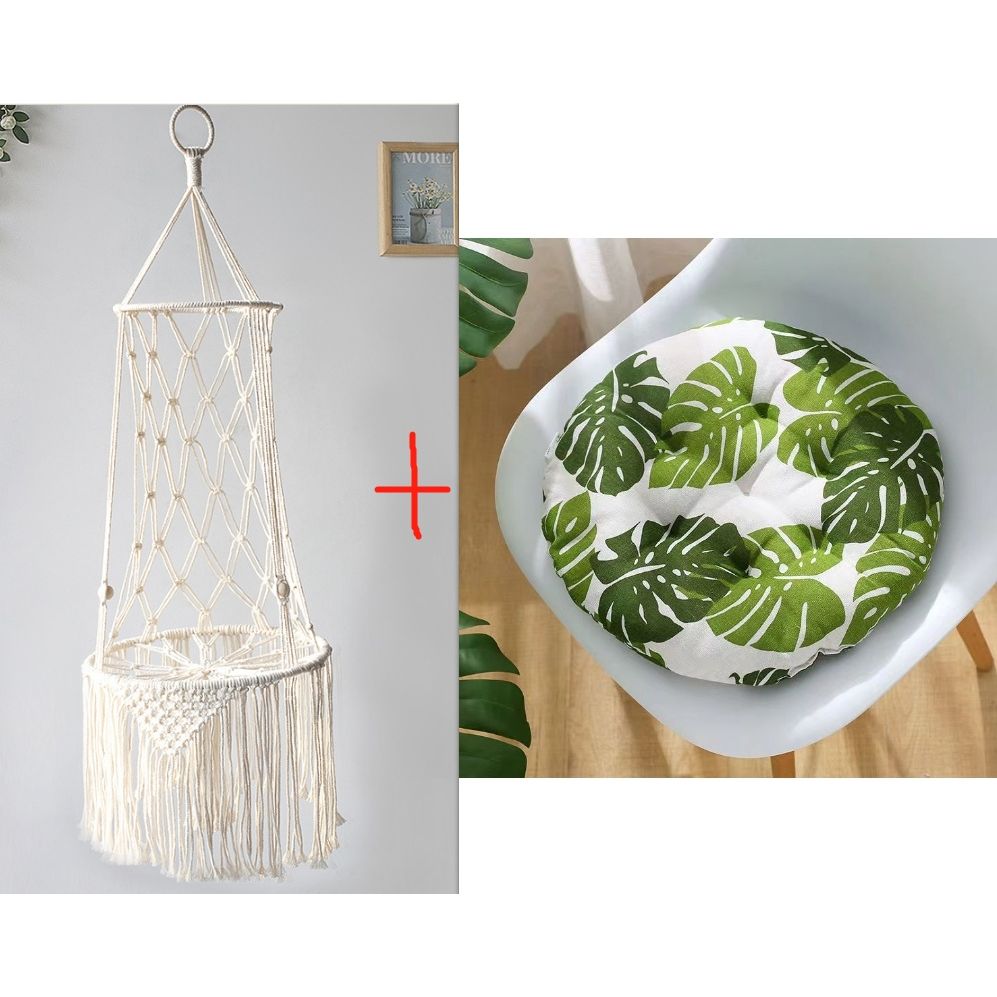 Hamac Suspendu en Macramé pour Chat – Lit Design et Confortable