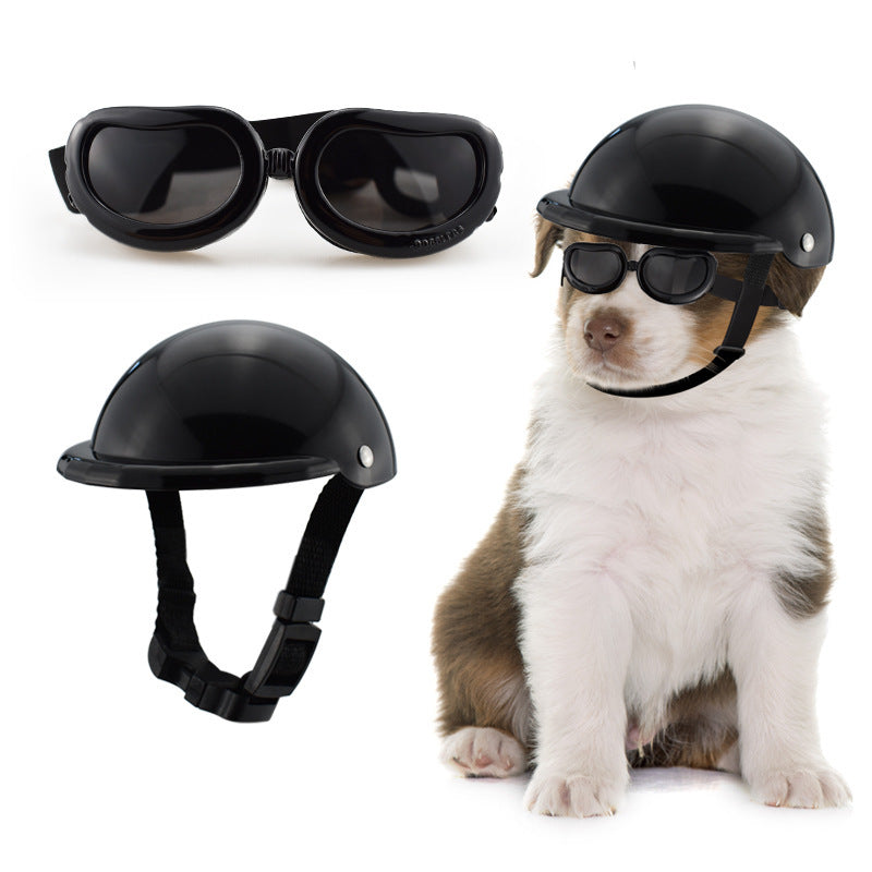 Pet Helmet pour Chiens & Chats – Casque avec Lunettes, Style Fun & Sécurisé