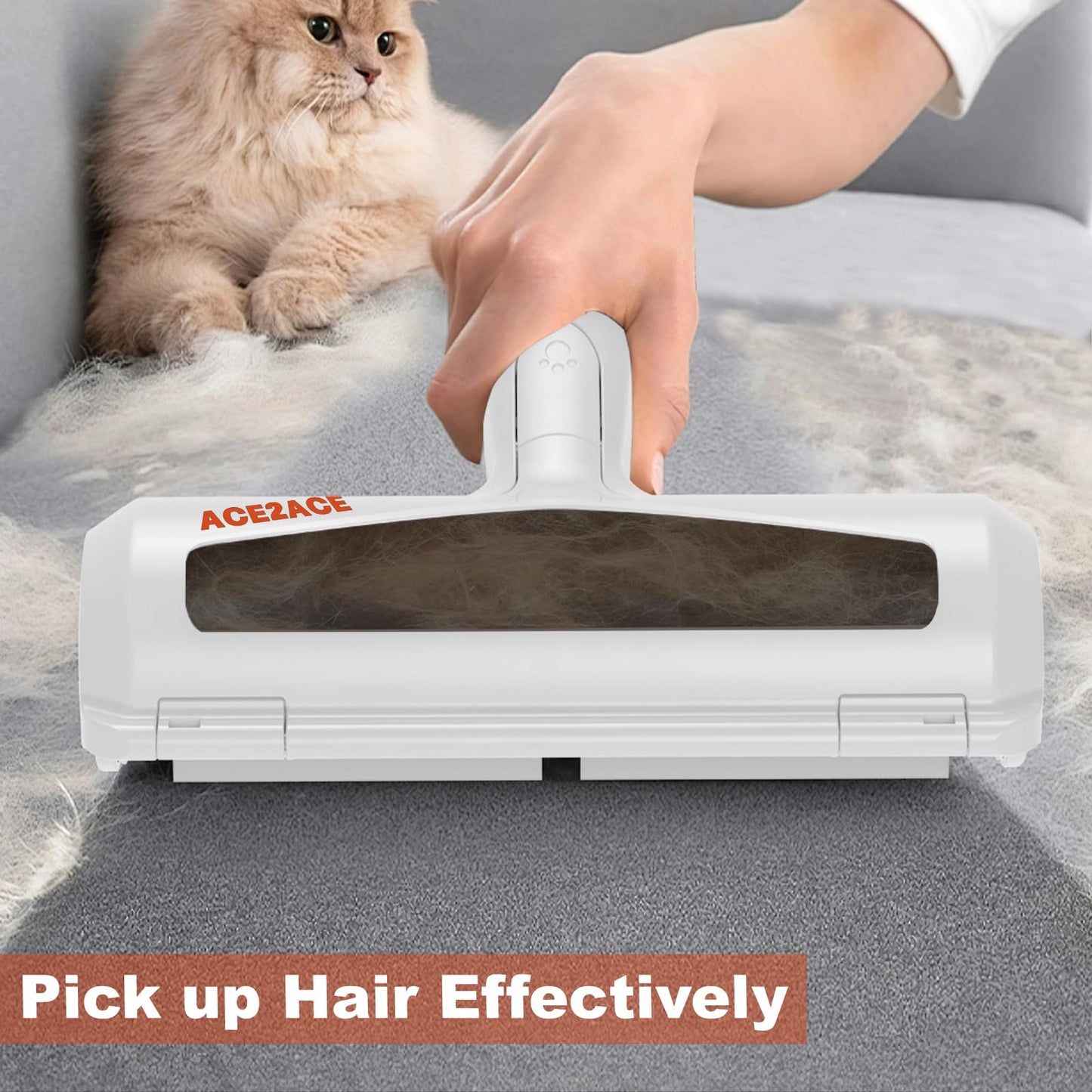 Rouleau Anti-Poils Réutilisable ACE2ACE | Nettoyage Automatique pour Chiens et Chats | Meubles & Tapis
