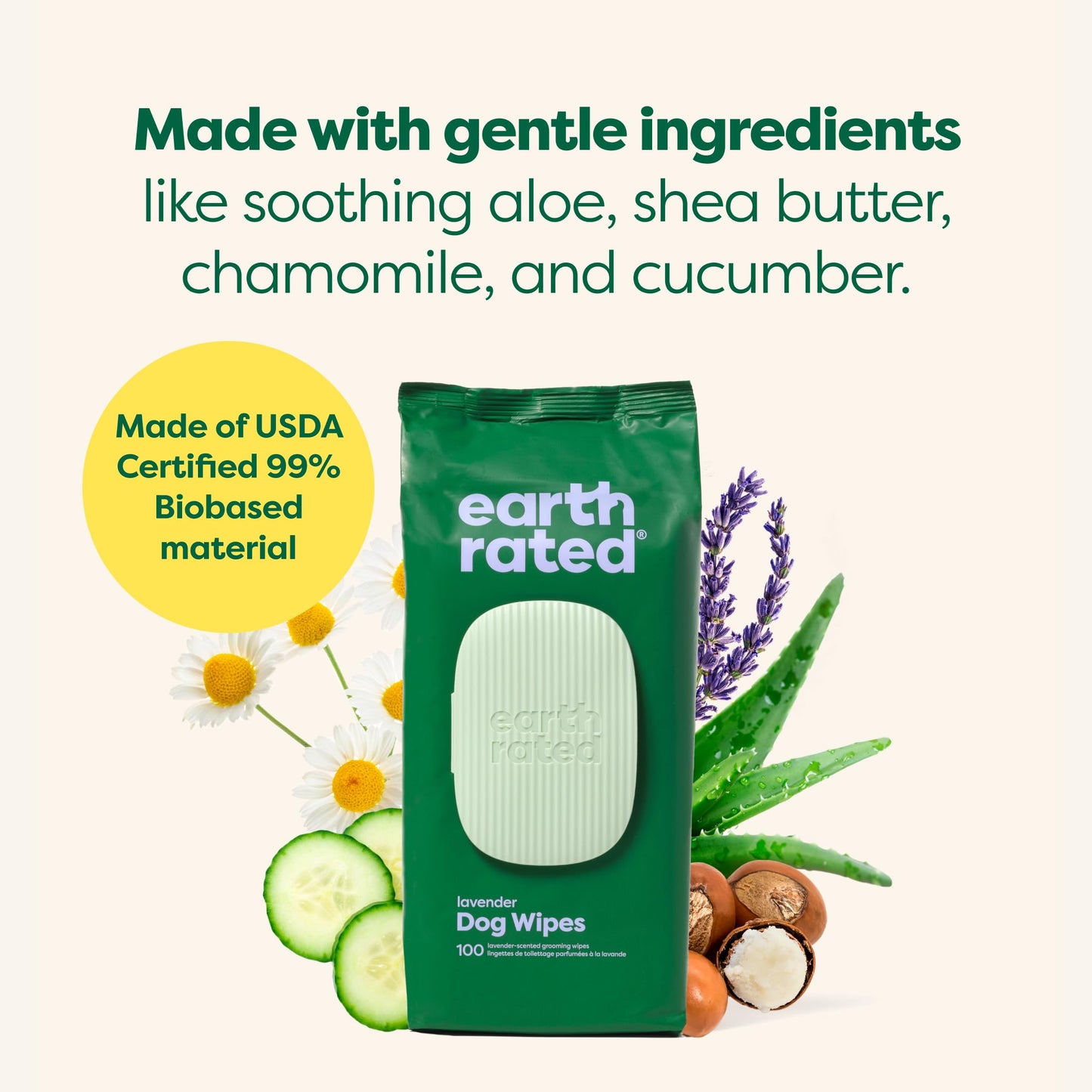 Lingettes Hypoallergéniques pour Chiens et Chats | Nettoyage Doux Sans Rinçage | Hydratantes & Pratiques