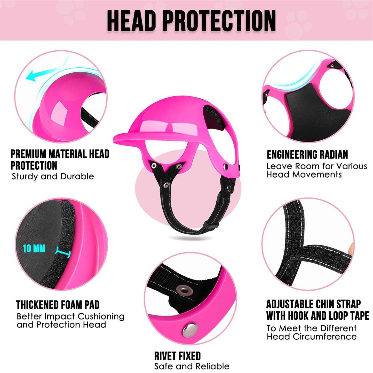 Casque et Lunettes de Protection SlowTon pour Chien – Style, Confort et Protection UV