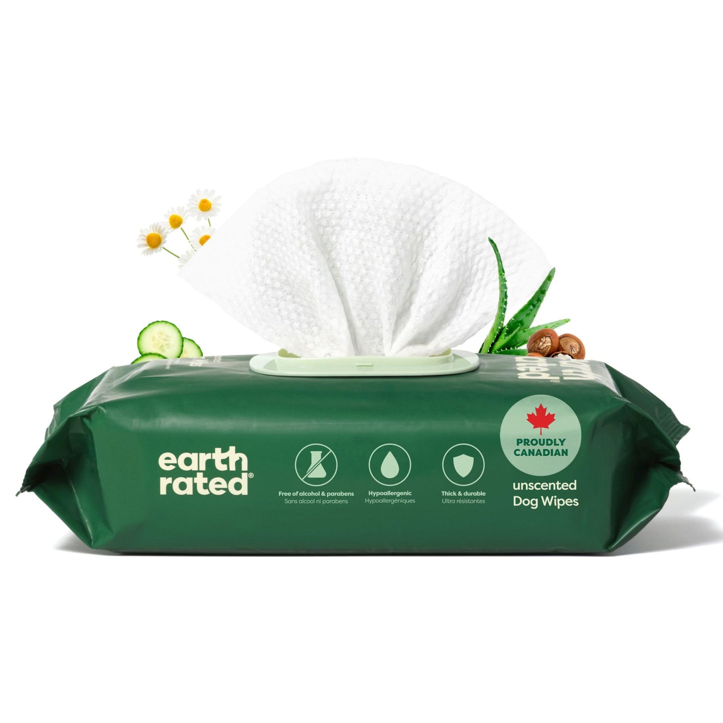 Lingettes Hypoallergéniques pour Chiens et Chats | Nettoyage Doux Sans Rinçage | Hydratantes & Pratiques