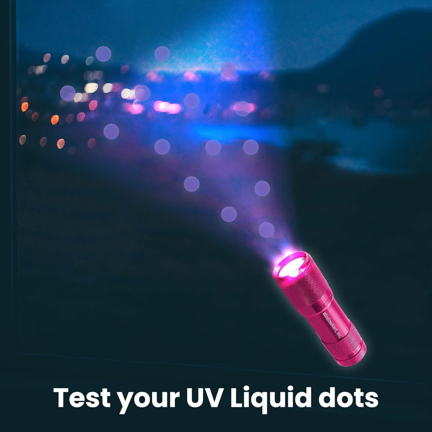 WindowAlert UV Liquid (30 ml) – Marqueur Liquide Réfléchissant UV pour Protéger les Oiseaux des Collisions avec les Fenêtres
