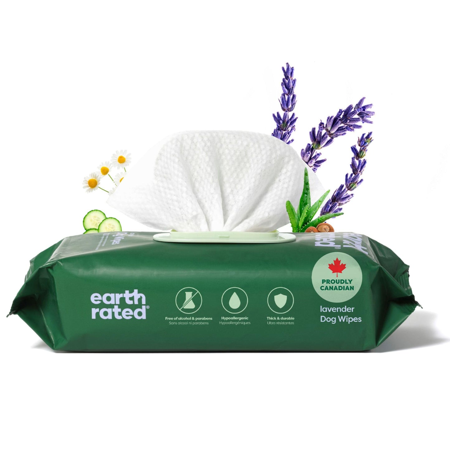 Lingettes Hypoallergéniques pour Chiens et Chats | Nettoyage Doux Sans Rinçage | Hydratantes & Pratiques
