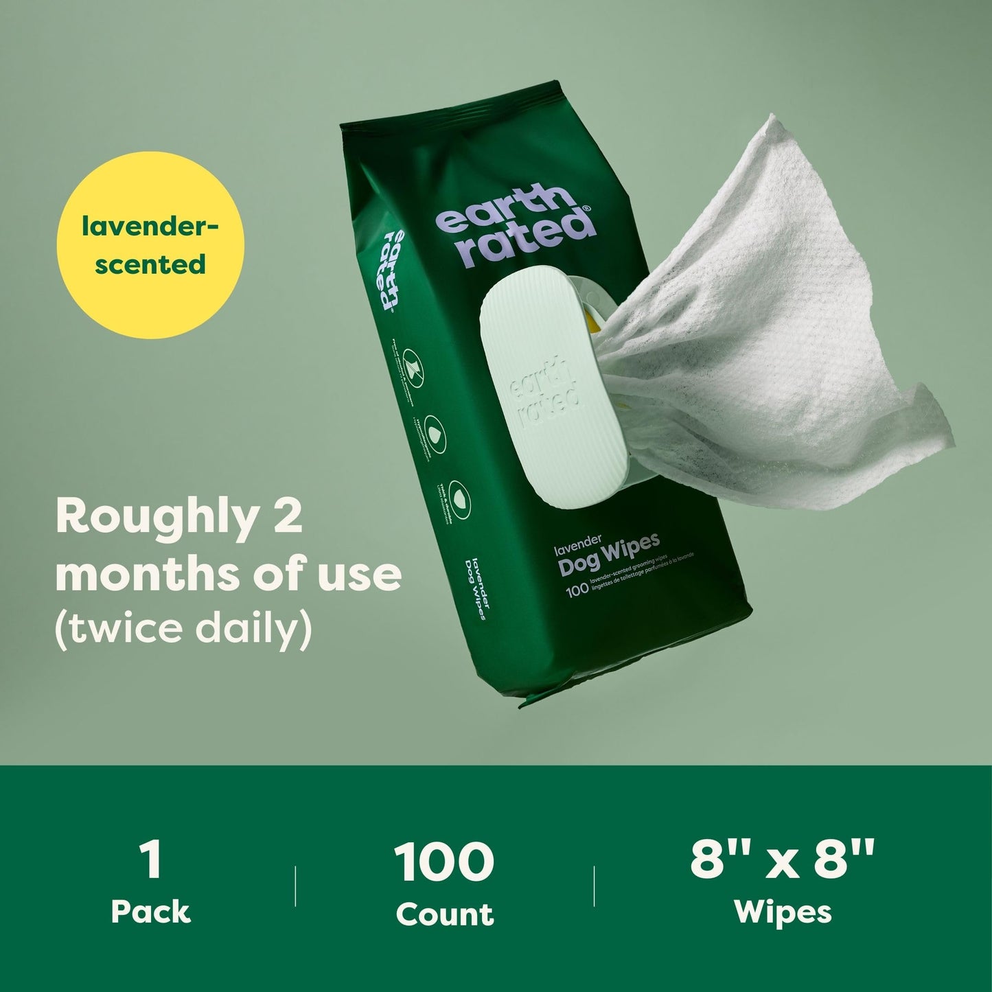 Lingettes Hypoallergéniques pour Chiens et Chats | Nettoyage Doux Sans Rinçage | Hydratantes & Pratiques