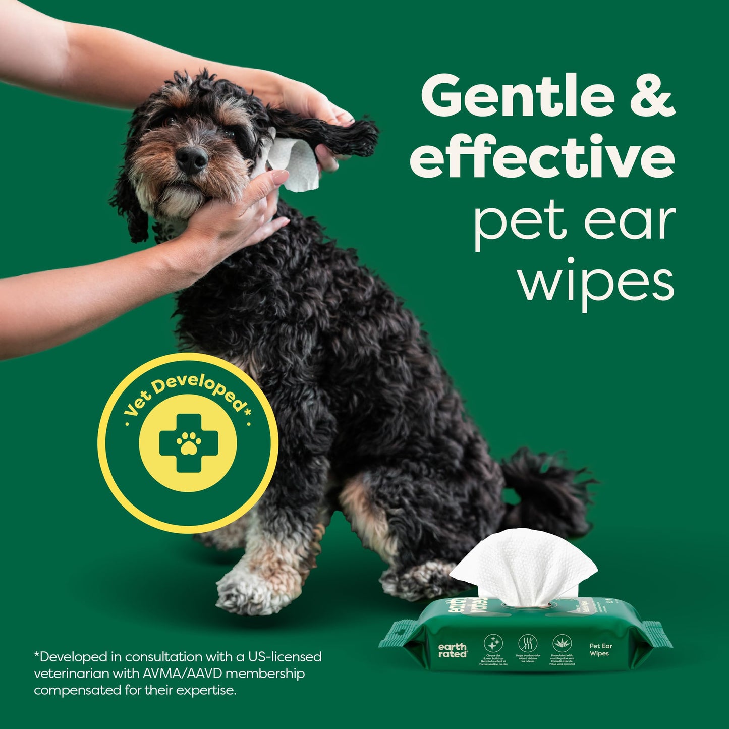 Lingettes Hypoallergéniques pour Chiens et Chats | Nettoyage Doux Sans Rinçage | Hydratantes & Pratiques