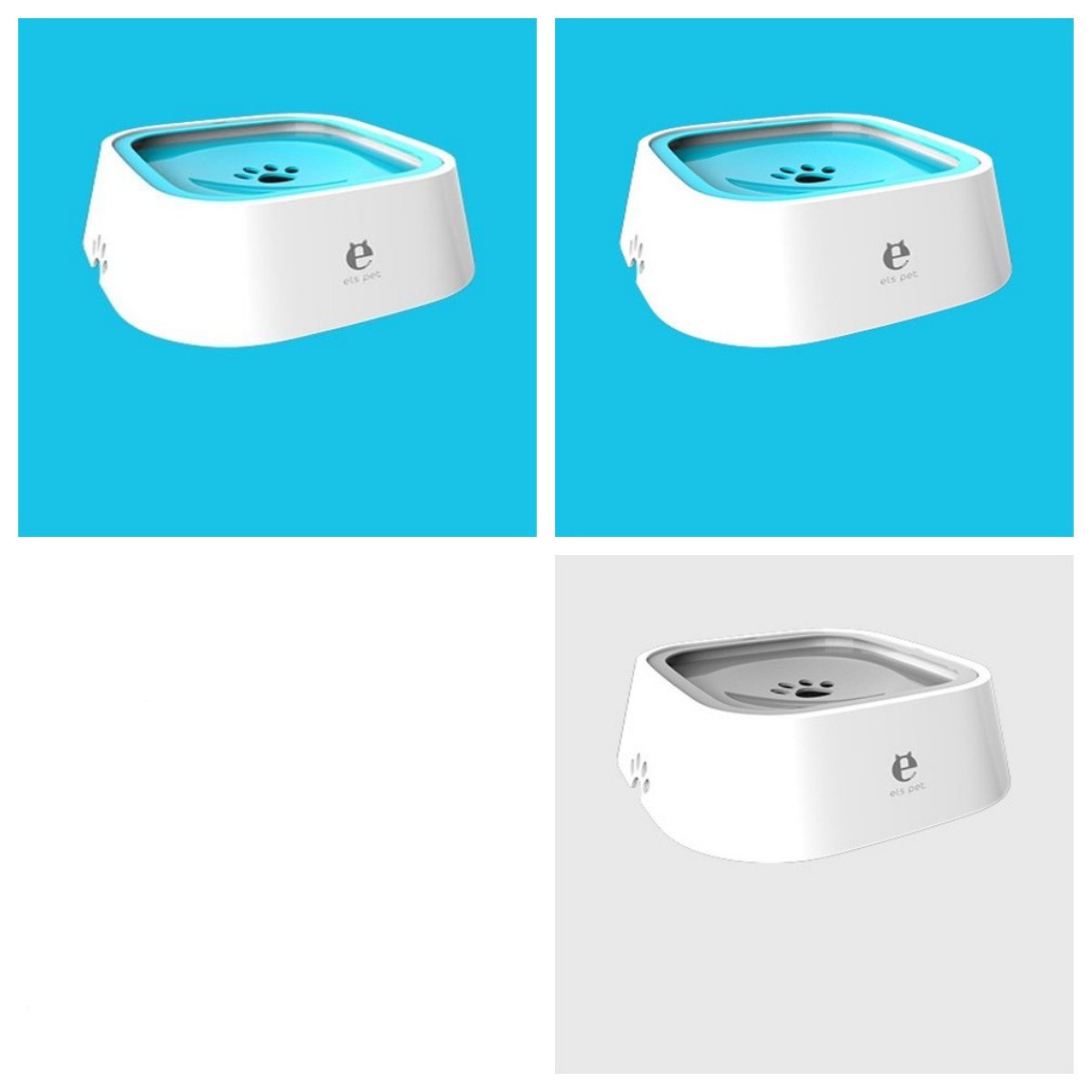 Fontaine à Eau Anti-Débordement pour Chiens et Chats – 1,5 L, ABS & PP, Bol Flottant à Débit Lent