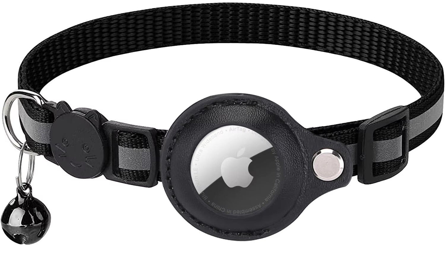 Collier porte étiquette AirTag pour animaux de compagnie – Système anti-perte pour chats et chiens