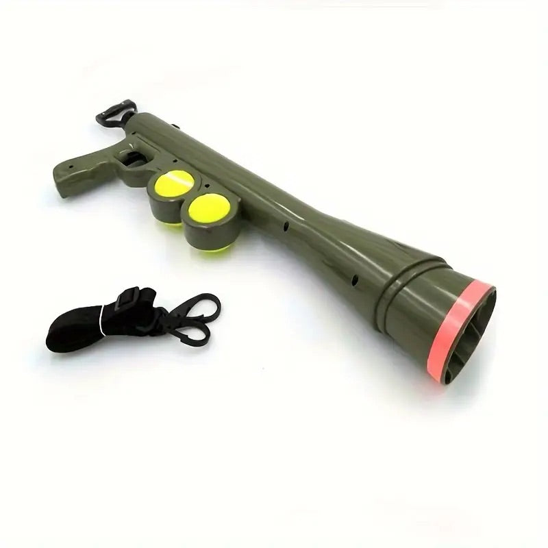 Lance-Balle Interactif pour Chien – 8 Niveaux • Avec Balle de Tennis