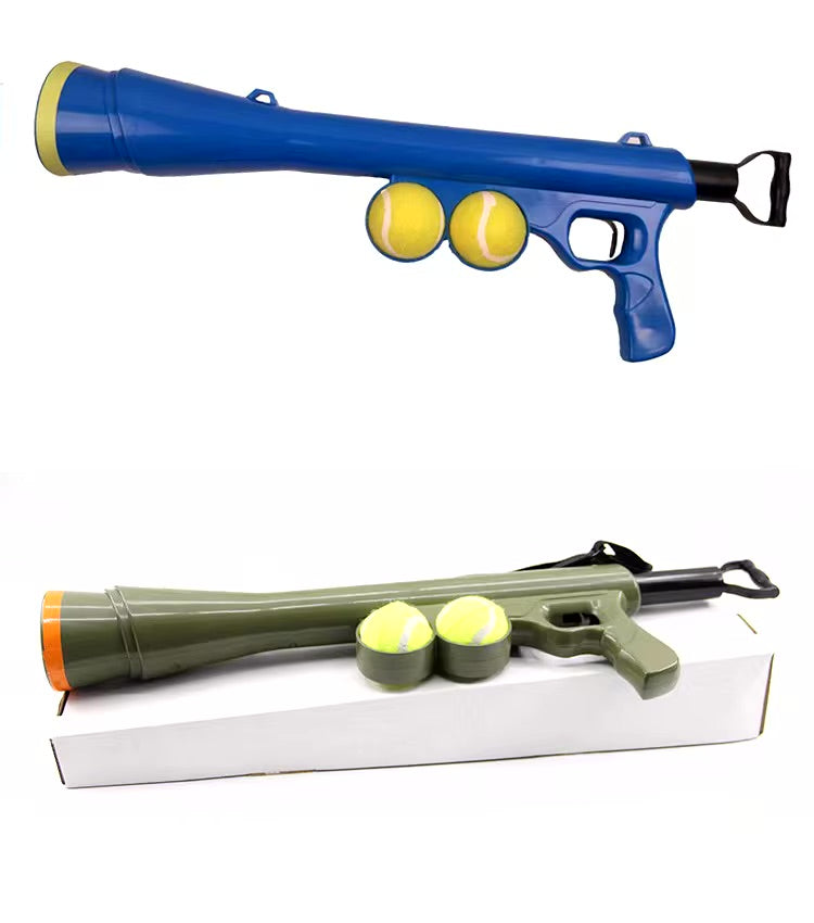Lance-Balle Interactif pour Chien – 8 Niveaux • Avec Balle de Tennis