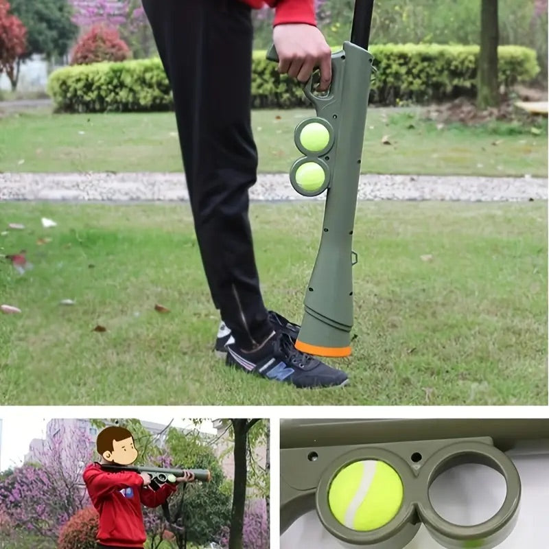Lance-Balle Interactif pour Chien – 8 Niveaux • Avec Balle de Tennis