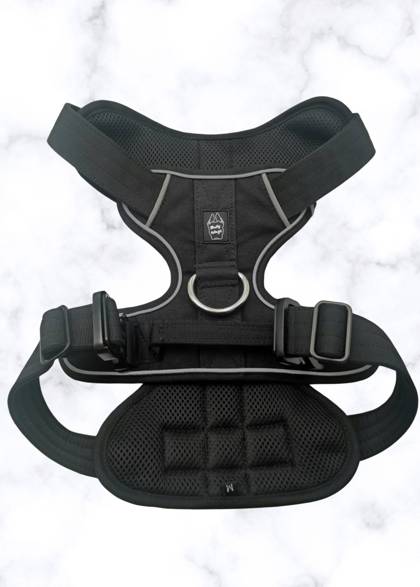 Harnais Quotidien Ultra Résistant pour Chien – Noir