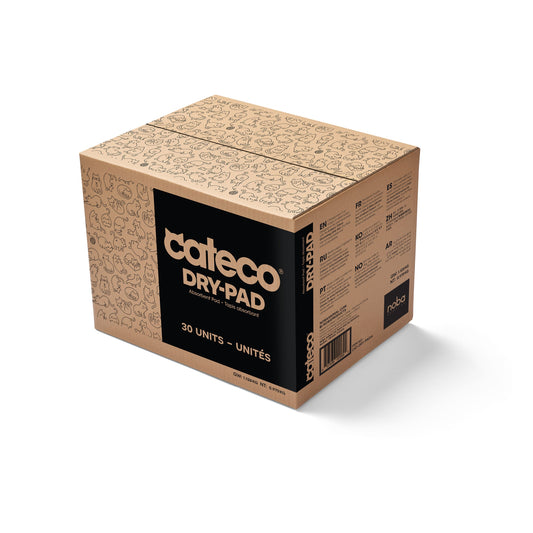 Cateco – Coussinets Absorbants Dry Pads (Paquet de 30) | Contrôle des Odeurs
