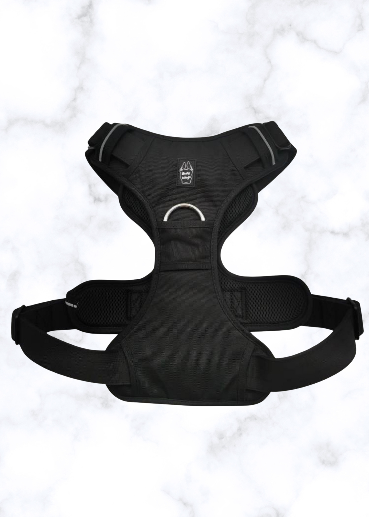 Harnais Quotidien Ultra Résistant pour Chien – Noir