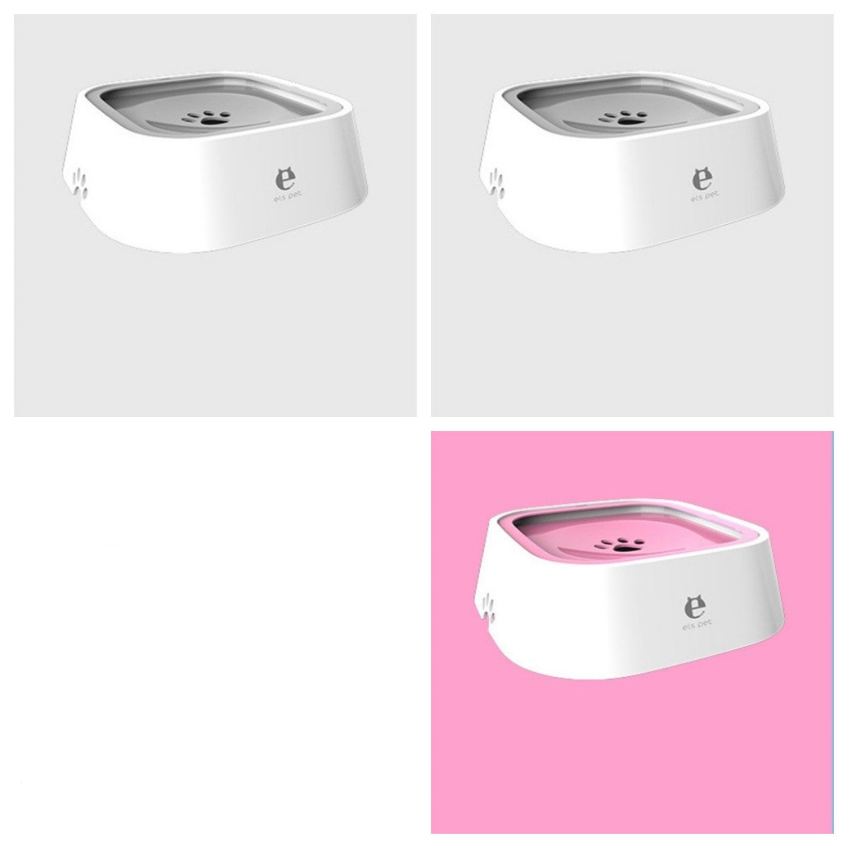 Fontaine à Eau Anti-Débordement pour Chiens et Chats – 1,5 L, ABS & PP, Bol Flottant à Débit Lent