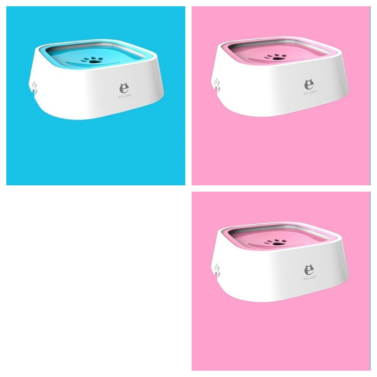 Fontaine à Eau Anti-Débordement pour Chiens et Chats – 1,5 L, ABS & PP, Bol Flottant à Débit Lent