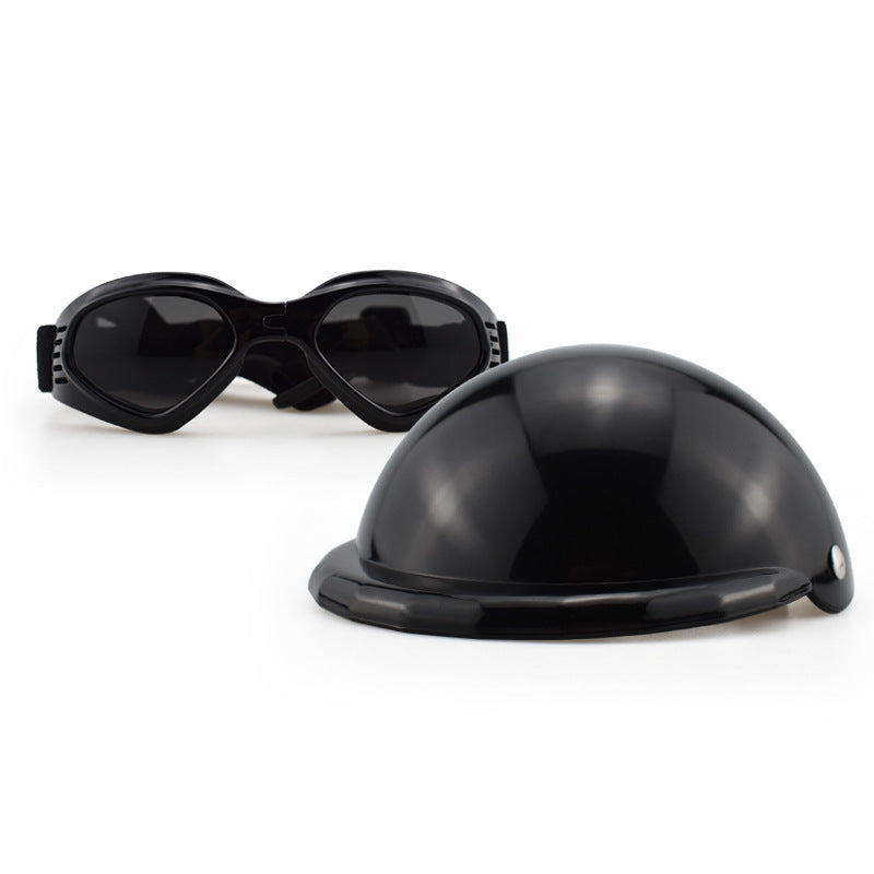 Pet Helmet pour Chiens & Chats – Casque avec Lunettes, Style Fun & Sécurisé
