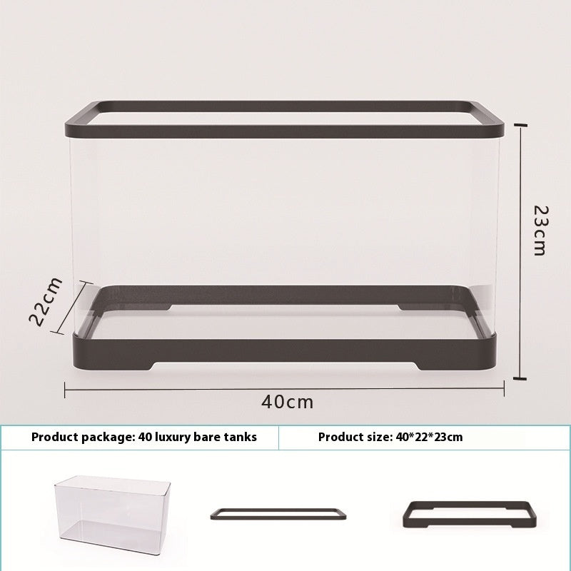 Présentoir Aquarium Acrylique 4 Générations – Design Transparent