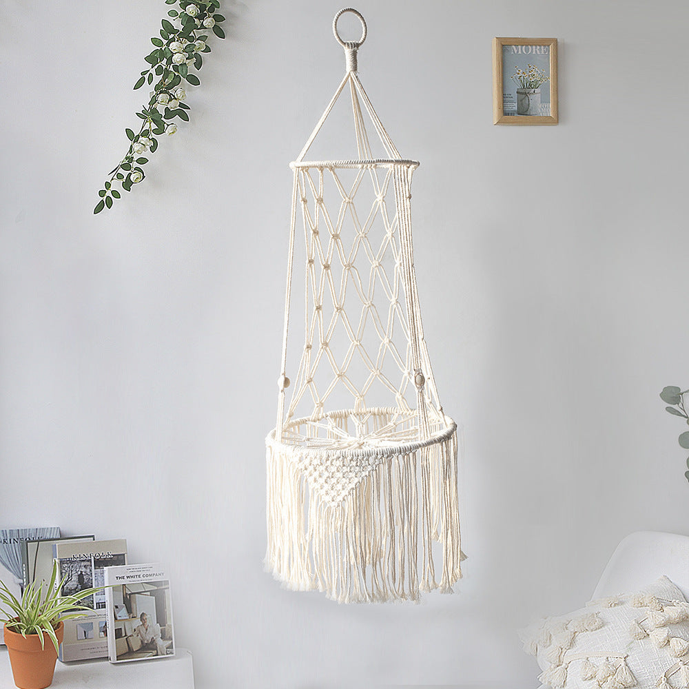 Hamac Suspendu en Macramé pour Chat – Lit Design et Confortable