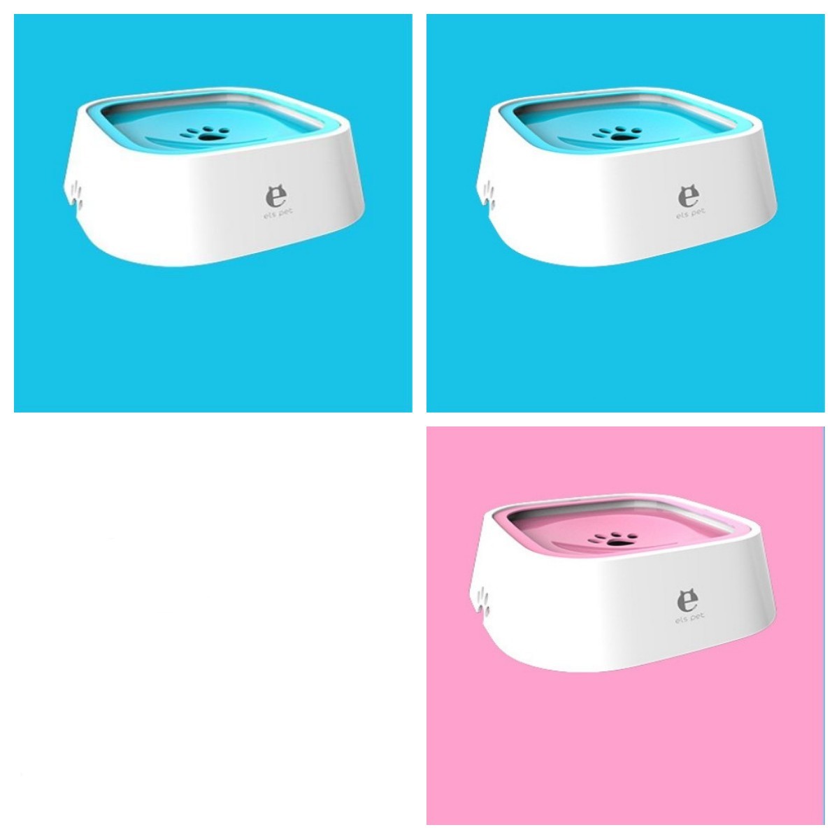 Fontaine à Eau Anti-Débordement pour Chiens et Chats – 1,5 L, ABS & PP, Bol Flottant à Débit Lent