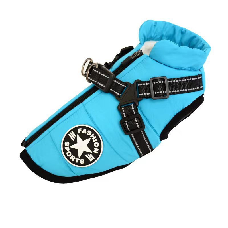 Manteau Imperméable pour Chien – Hiver, Chaud avec Harnais Intégré